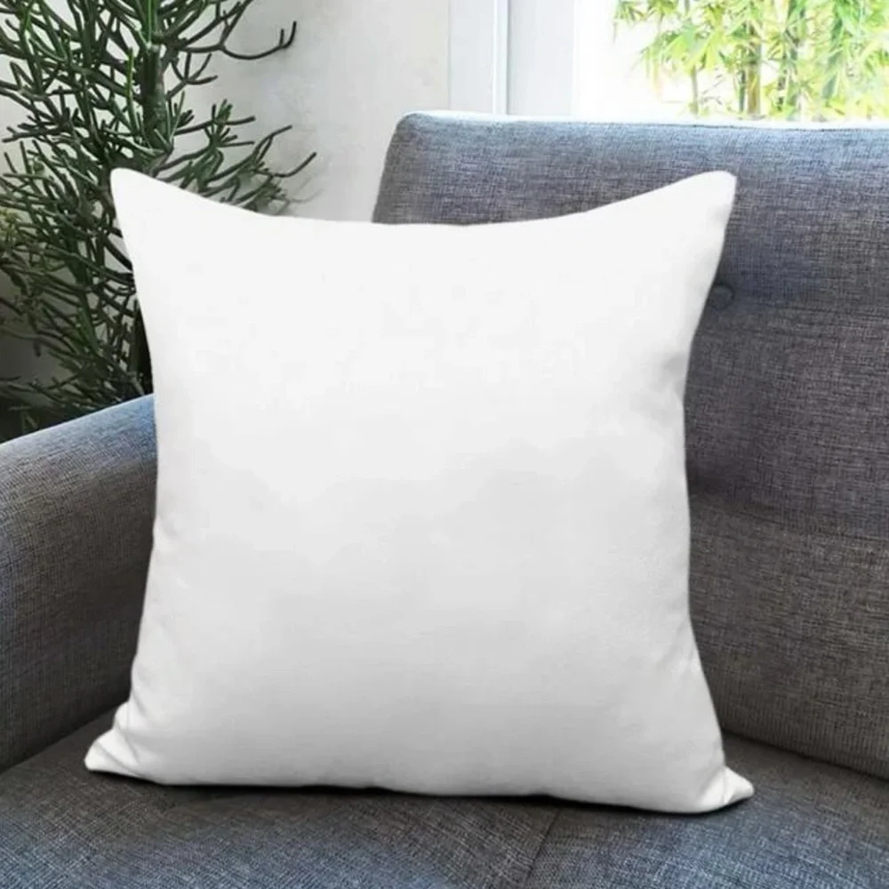Pillow Cover Cat Paw Print Zip Closure Deco Large Black White Square 17.7 inch